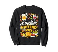 L'Apéro N'Attend Pas Apéritif Humour Sweatshirt