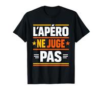 L'Apéro Ne Juge Pas Humour Alcool T-Shirt