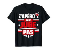 L'apéro ne Juge Pas Humour Alcool T-Shirt