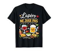 L'apéro ne Juge Pas Humour Cadeau T-Shirt