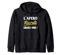 L'apéro recrute - cadeau homme humour alcool anniversaire Sweat à Capuche