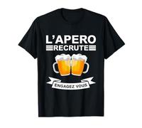 L'Apéro Recrute Engagez Vous - Bière - Fête - Cadeau Humour T-Shirt