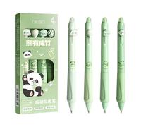 Lapiceros Borrables Lot de 4 stylos à encre gel effaçables rétractables avec prise en main confortable pour planificateur d'écriture fluide, mots croisés et fournitures scolaires