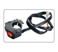 Lapiglo 12 V Pour Guidon Moto Interrupteur 7/8 Pouces Start Kill Bouton ON Off pour Phare Antibrouillard Noir
