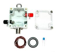 Lapiglo Balun Kit pour radio amateur à monter soi-même, boîtier en ABS, joints toriques, bornier en cuivre pur, fil émaillé, condensateur 100 PF pour fonctionnement HF en extérieur