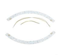 Lapiglo Bande lumineuse LED incurvée 24 W 48 W, module anneau rond pour salon, salle à manger, éclairage de la maison, forme ronde (bande lumineuse)