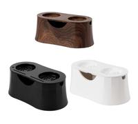 Lapiglo Boîte à expresso 2 en 1 avec tapis de tamper amovible, base antidérapante, stable, passe au lave-vaisselle, 20,5 x 10,8 cm, compatible avec la plupart des porte-filtres