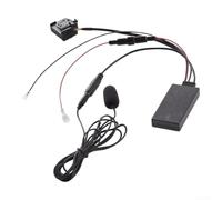Lapiglo Câble d'entrée auxiliaire avec 5.0 pour Mercedes W203 W209 W163 R129 - Adaptateur d'interface de musique de voiture pour Blaupunkt COMAND - Câble d'installation facile