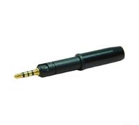Lapiglo Connecteur audio 4 broches 5 A haute intensité IP69 étanche pour casque équilibré 5,5 mm de précision HD560S M50X M70X Adaptateur (Noir)