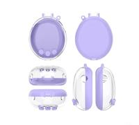 Lapiglo Coque de protection intégrale en polycarbonate transparent avec cordon de suspension, accès facile aux boutons (violet)