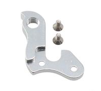 Lapiglo Crochet de dérailleur arrière en alliage d'aluminium pour réparation de cadre de vélo, robuste, installation facile, noir et argent, plusieurs modèles (004-2A)