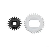 Lapiglo Engrenages de transmission de rechange pour moulinet Abu Garcia Black Neo Baitcasting, broche en plastique, pièces de pêche