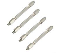 Lapiglo Étau de poinçonnage 0-3,1 mm en acier pour réparation de montre, horloge, sculpture, bricolage, pince réversible à double extrémité, avec 4 tailles, pour kit compact et portable, argenté