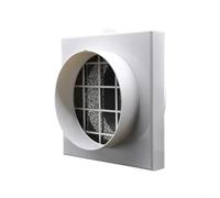 Lapiglo Filtre à air en PVC et polyéthylène pour conduit, filet éponge lavable et réutilisable avec coque en ABS, installation facile, qualité de l'air intérieur, 110 mm (160 mm)