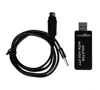 Lapiglo Interface de mode numérique radio amateur avec codec audio intégré, carte son USB avec bouton PTT et commande vocale, isolation sonore WSJT-X/flDigi on/pour macOS/pour (avec connecteur)
