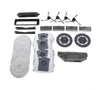 Lapiglo Kit complet de remplacement pour Mova P10 Pro Ultra et pour les nettoyeurs robotiques P50 Pro Ultra, avec brosse TriCut, filtres, brosses latérales, serpillères et sacs à poussière