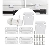 Lapiglo Kit de charnières et loquets de rechange pour refroidisseurs Igloo 25-165QT, ensemble complet avec drain et 22 vis de réparation extérieure