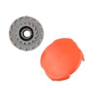 Lapiglo Kit de remplacement pour bobine d'alimentation automatique avec capuchon pour Flymo String Contour pour Mini Trim Power Trim 300 500 700