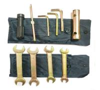 Lapiglo Kit d'outils de réparation de moto 9 pièces avec ouille, outils de mécanicien pour Honda, Suzuki, BMW, Polaris, comprend 2 sacs de rangement
