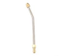 Lapiglo Lance d'extension haute pression pour buse coudée 30/90/U - 6,35 mm - Connexion rapide pour buse de pulvérisation en acier inoxydable 5000 PSI (30 degrés)
