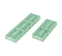 Lapiglo Lot de 10 mini boîtes de rangement en plastique pour composants électroniques SMD, vis, rondelles, 75 x 31,5 x 21,5 mm