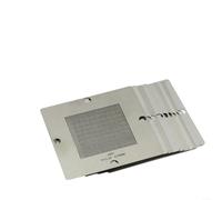 Lapiglo Lot de 10 pochoirs professionnels en maille d'acier 90 x 90 mm et 80 x 80 mm, tailles de trous de 0,3 à 0,76 mm pour grille à billes à souder, pour réparation électronique (80 x 80)
