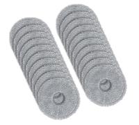 Lapiglo Lot de 10 serpillères en microfibre compatibles avec 10090 AI pour Spin for Revolution Power, tampons de rechange lavables pour aspirateur robot, gris
