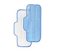 Lapiglo Lot de 10 serpillères en microfibre compatibles avec nettoyeur vapeur Dupray Neat, réutilisables et lavables pour têtes de rechange pour nettoyage du sol, bleu