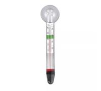 Lapiglo Lot de 10 thermomètres d'aquarium en verre avec ventouse pour aquarium Tortue Habitat 0-40 °C
