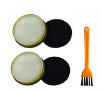 Lapiglo Lot de 2 filtres HEPA de rechange pour aspirateurs Jimmy JV63 JV65 Plus, système de filtration lavable à 99,97 %, construction en plastique et papier