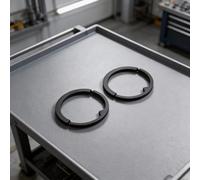 Lapiglo Lot de 2 joints de rechange en silicone pour Breville Barista Express 870XL pour meuleuse Pro Touch pour Pro Touch Grinder for Pro, pour joint supérieur noir