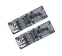 Lapiglo Lot de 2 modules pilotes de moteur BLDC 5 V-40 V 24 W avec contrôle du capteur à effet Hall - Frein actif - Courant de crête 4 A - Projets électroniques industriels - Noir