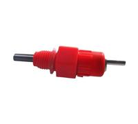 Lapiglo Lot de 25 tétines automatiques avec robinet à bille en acier, pour système d'abreuvement de volaille rouge, accès facile et hydratation