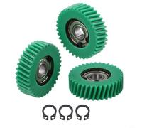Lapiglo Lot de 3 engrenages planétaires 36T E-pour réparation de moteur de vélo, 38,5 x 11 mm, design à dents avec 608 roulements, composants en nylon et acier en cuivre (nylon)