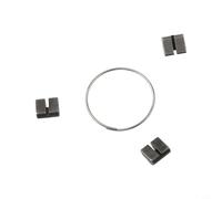 Lapiglo Lot de 3 pattes et ressorts en acier pour moyeu de vélo Novatec Freehub, 3 pattes + 1 ressort pour kit de rechange, noir