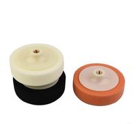 Lapiglo Lot de 3 tampons de polissage pour voiture - Pour couper l'orange, la finition noire, le polissage blanc, le mastic de cire, disques en mousse de 15 cm pour les détails automobiles