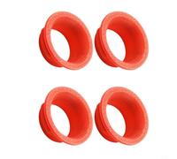 Lapiglo Lot de 4 bagues de serrage de frein pour Magura MT5 MT7, décorations colorées en plastique à 4 pistons, légères et personnalisées, couleurs mélangées (rouge)