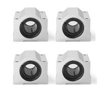 Lapiglo Lot de 4 guides de mouvement linéaires SCS16UU - 16 mm - En acier et aluminium - Pour projets d'imprimante 3D CNC