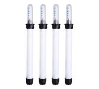 Lapiglo Lot de 4 jauges de niveau d'eau flottantes pour plantes blanches avec échelle pour visualiser l'état de l'eau et les niveaux bas dans les jardins (300#)