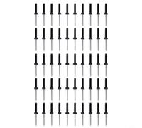 Lapiglo Lot de 50 rivets pour bateau Tri-Grip 5,8 cm en aluminium pour réparation de kayak, canoë, radeau, noir