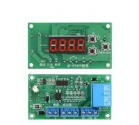 Lapiglo Module de compteur numérique CC 12 V/24 V avec sortie relais, affichage LED à 4 chiffres haute fréquence pour une utilisation professionnelle et industrielle (DC12 V)