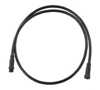 Lapiglo NMEA 2000 Câble de chute 5 broches mâle vers femelle, IP67 pour câble d'extension marine Simrad Bateau Yacht Capteur de navigation Noir (1 mètre)