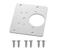 Lapiglo Plaque de réparation de charnière en acier inoxydable de 10 cm - Antirouille - Renforcement de l'armoire pour porte, tiroir, placard