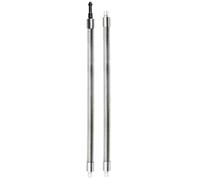 Lapiglo Pour machine à café Nivona en acier inoxydable, compatible avec WE8 pour ENA 8 E6 D6, opaque UV pour tuyau de protection avec connecteurs, 22,9 cm argent pour pièce de rechange