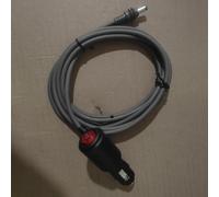 Lapiglo Pour Mini câble d'alimentation CC avec interrupteur, voiture 12-48 V pour cordon de chargeur, cuivre pur 18 AWG, 5 m noir
