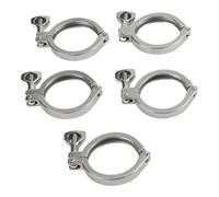 Lapiglo Pour raccord sanitaire robuste de 5,1 cm en acier inoxydable 304 avec joints en silicone pour traitement des aliments et des boissons