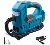 Lapiglo Sans fil pour gonfleur de pneu 160 PSI haute vitesse 60 l/min, manomètre numérique, pour arrêt automatique, compatible avec batterie Li-Ion 18 V 20 V (A)