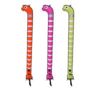 Lapiglo Scuba Plongée SMB Marqueur Bouée 180 x 15 cm Nylon Forme Anguille de Mer avec Bandes Réfléchissantes Plongeur Sous Signal Jaune