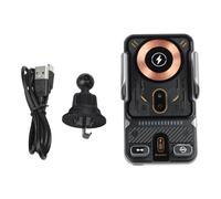 Lapiglo Support de chargeur de voiture sans fil à un bouton 15 W, pour support de téléphone à serrage automatique, pour chargement rapide du tableau de bord, grille d'aération et téléphones