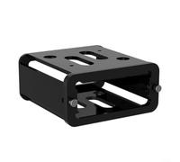 Lapiglo Support de haut-parleur en acrylique noir compatible avec FosiAudio BT20A, support mural ou de bureau, étagère robuste pour installation audio à domicile et bureau